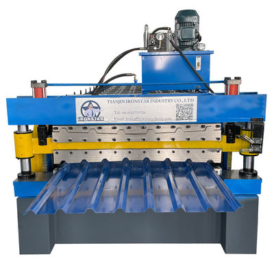 Customized PPGI Roof Tile Roll Former Tile Profile Roll Forming Machine