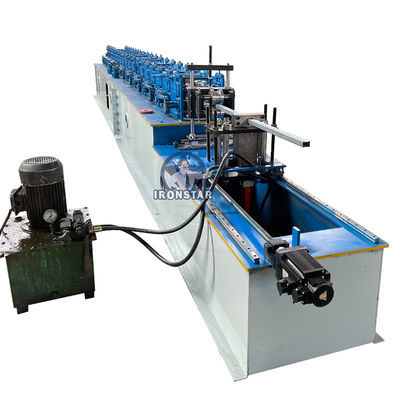 Custom Square Tube Roll Forming Machine 1mm -3mm Thickness Automatic Cutting