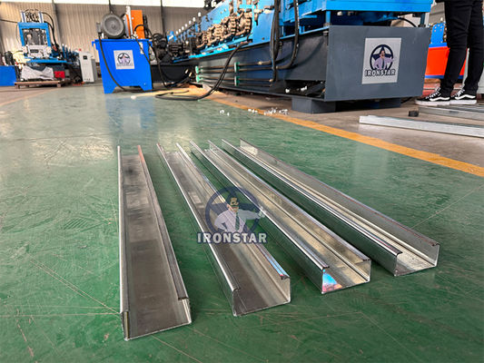 “Fully Automatic 80‑300mm CZ Purlin Roll Forming Machine, Interchangeable C and Z Purlin Sizes Forming Equipment”