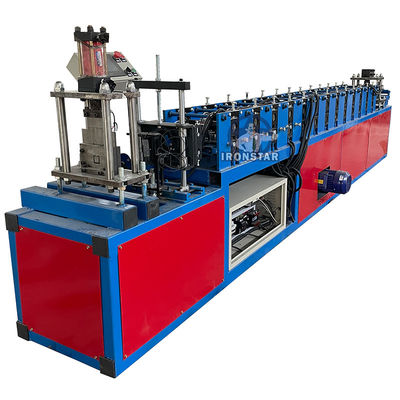 “C Channel Track Roll Forming Machine Automatic C Guide Rail Roll Forming Machine Shutter Door Track Slide Rail Forming Machine for Metal Construction”