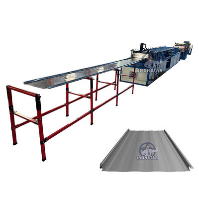Wall standing seam snap lock roll forming machine in CANADA standing seam metal roof machine
