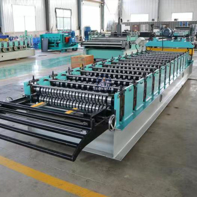 1000mm Width Steel Roof Roll Forming Machine Hydraulic Automatic 380V/50HZ