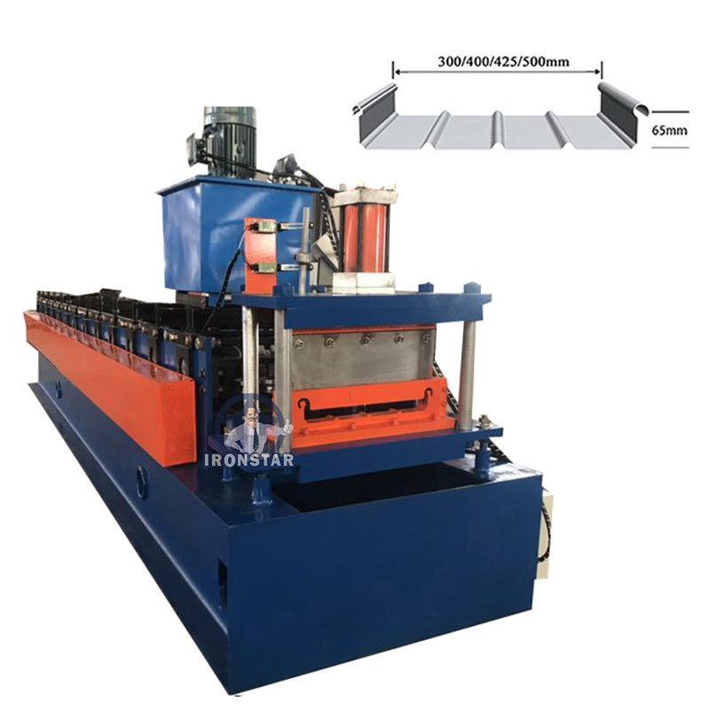 Galvanized Metal PPGI Standing Seam Roofing Machine Standing Seam Panel Machine