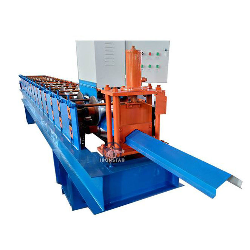 OEM PPGI Metal Roof Tile Angle Steel Roll Forming Machine For Angle Ridge Cap