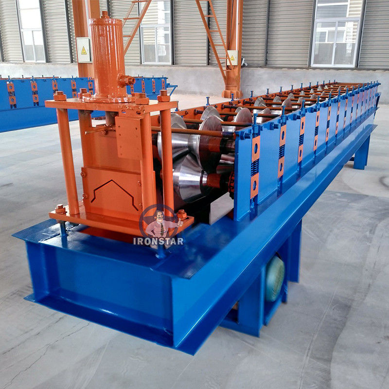 OEM PPGI Metal Roof Tile Angle Steel Roll Forming Machine For Angle Ridge Cap