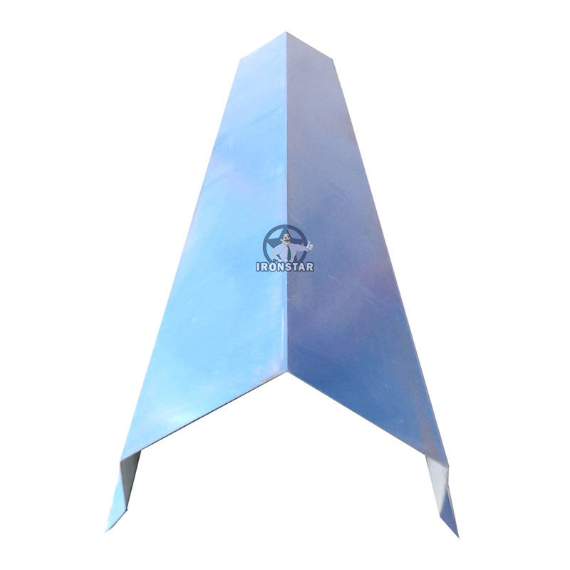 OEM PPGI Metal Roof Tile Angle Steel Roll Forming Machine For Angle Ridge Cap