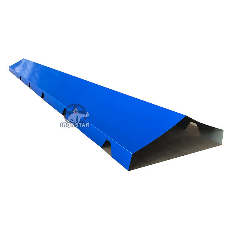 Metal Roof Ridge Cap Roll Forming Machine Manufacturer With Punching Holes