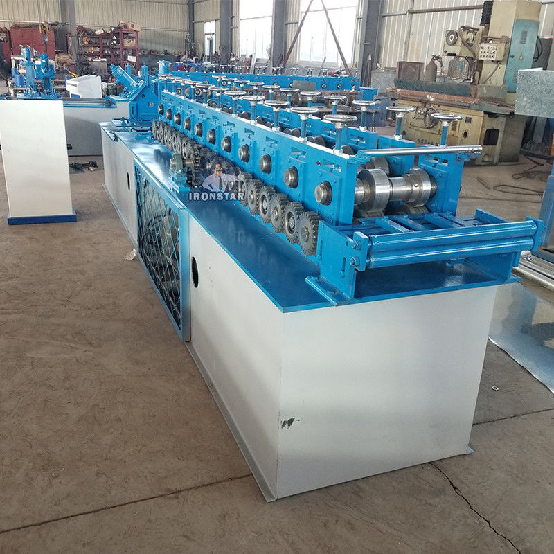 Steel Angle And U Stud Double Rows Stud Roll Forming Machine 9-12 rows 4KW