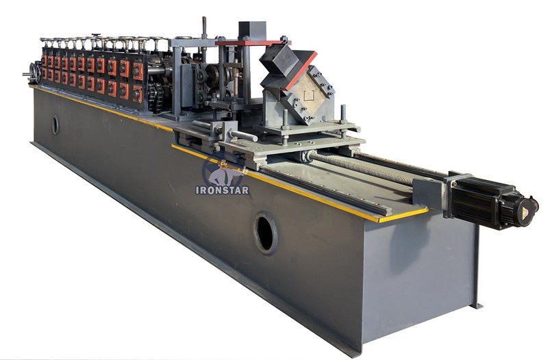 Punching H Holes Automatic C Purlin Roll Forming Machine 12 rows 4KW