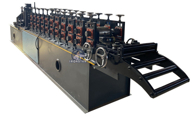 Punching H Holes Automatic C Purlin Roll Forming Machine 12 rows 4KW