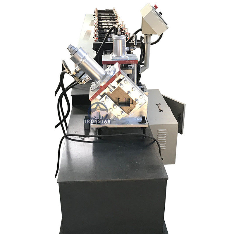 Customized 0.3mm-0.8mm Metal C Channel Roll Forming Machine 12 rows