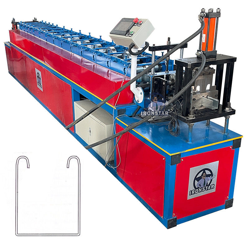 1.3mm-2mm Metal Channel Rolling Shutter Door Roll Forming Machine