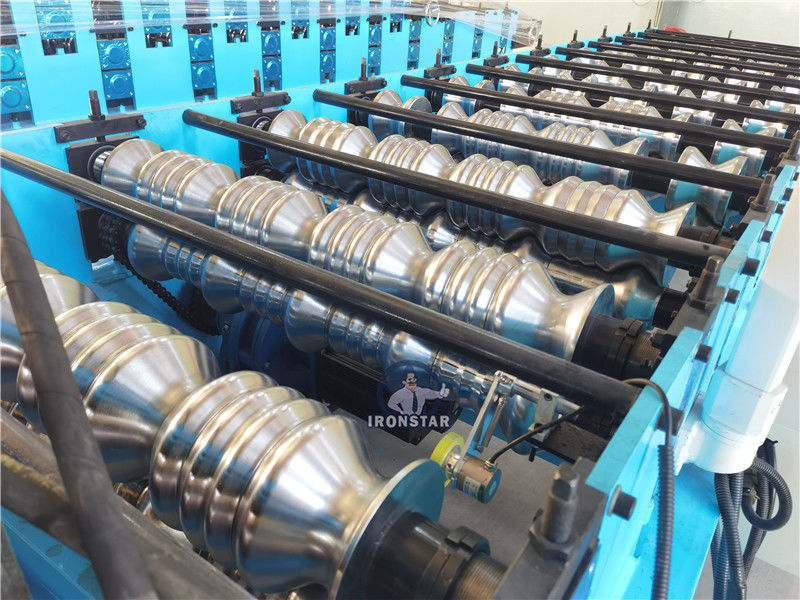 Customized PPGI Roof Tile Roll Former Tile Profile Roll Forming Machine