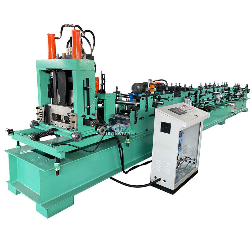 OEM 1-3mm Interchange Automatic C Purlin Roll Forming Machine Long Lifespan