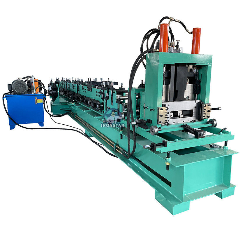 OEM 1-3mm Interchange Automatic C Purlin Roll Forming Machine Long Lifespan