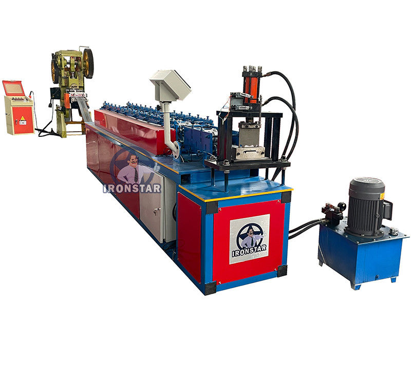 111mm Punching Hole Roller Shutter Door Roll Forming Machine  4KW