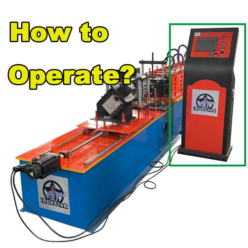 PLC control Stud And Track Machine Ceiling Channel Roll Forming Machine ISO9001