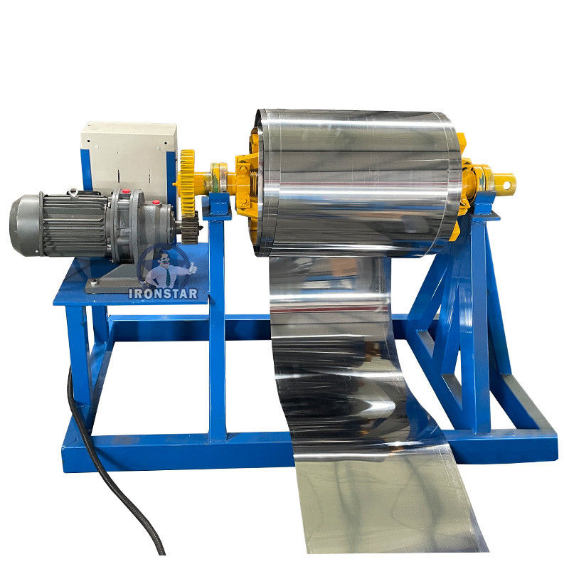 Galvanized Steel Roll Forming Machine Parts 5 Ton Electric Sheet Metal Decoiler 1250mm
