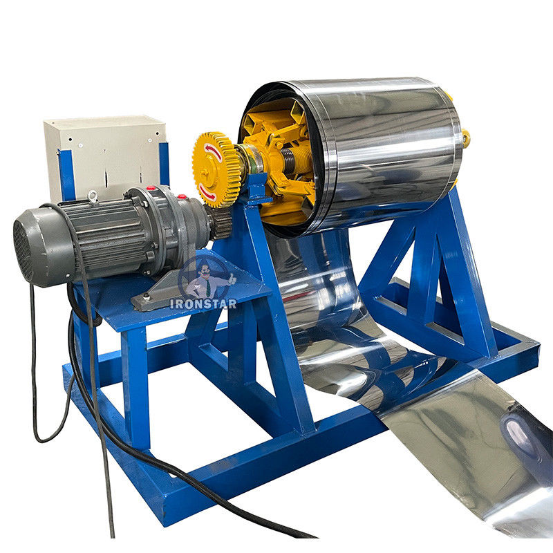 Galvanized Steel Roll Forming Machine Parts 5 Ton Electric Sheet Metal Decoiler 1250mm