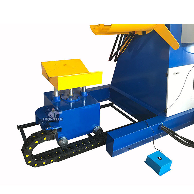 Metal Roll Forming Machine Parts 3 Ton Hydraulic Decoiler Steel Coil Uncoiler