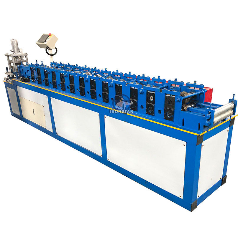 80mm PPGI Roller Shutter Machine Flat Rolling Shutter Door Roll Forming Machine