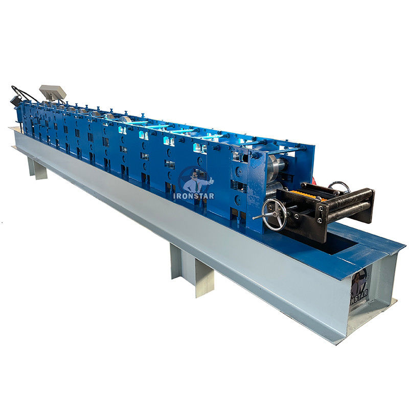 41*75mm U Guide Rail Rolling Shutter Making Machine Customized Feeding Width
