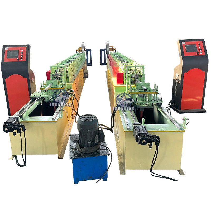 22 Rows Metal Roll Forming Machines Square Pipe Roll Forming Machine 380V