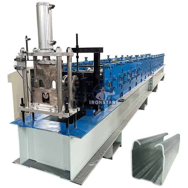 Galvanized Shutter Door Sliding Rolling Shutter Guide Machine 1.5mm Thickness 5.5KW