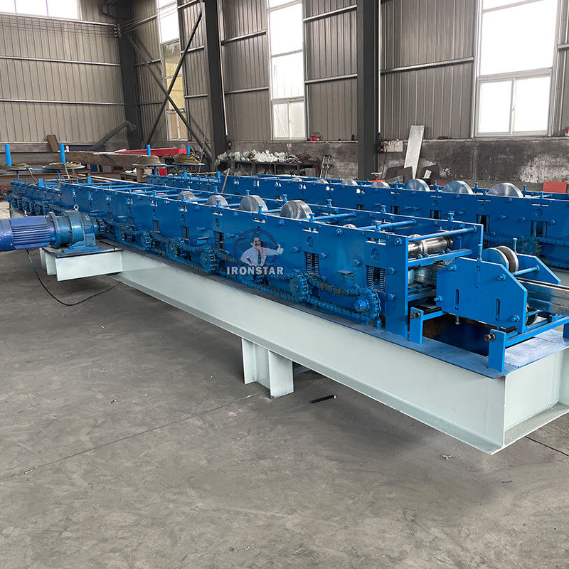Thickness 1-3mm Side Guide Rail Roller Shutter Roll Forming Machine PLC Control