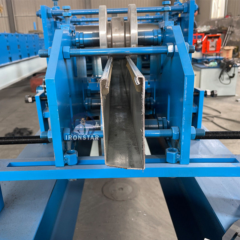 Customizable Roller Shutter Machine Guide Rail Roll Forming Machine PLC Control