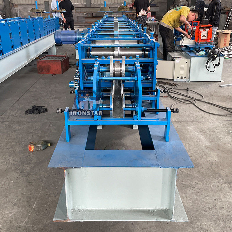 Customizable Roller Shutter Machine Guide Rail Roll Forming Machine PLC Control