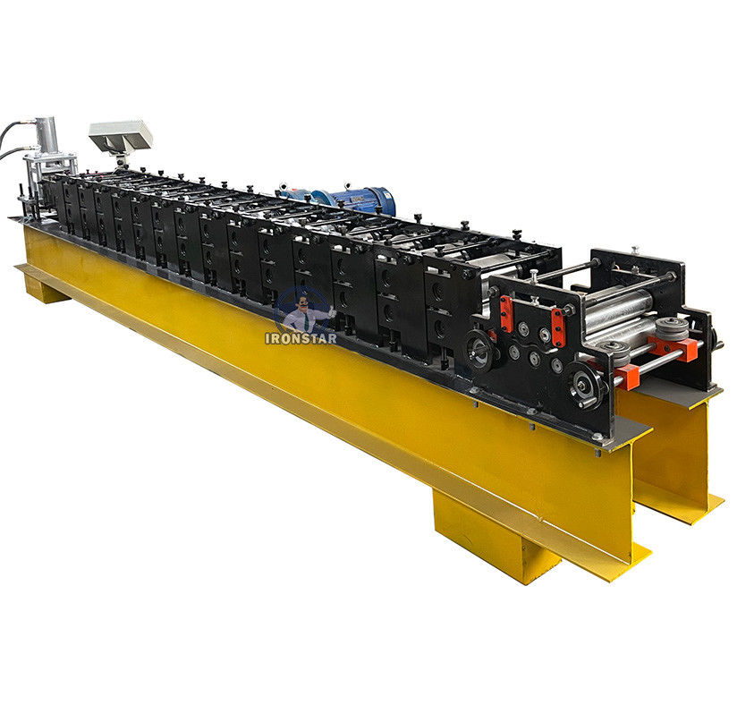 Customized 0.8-1.2mm Metal Sheet Roller Steel Bottom Strips Shutter Door Roll Forming Machine