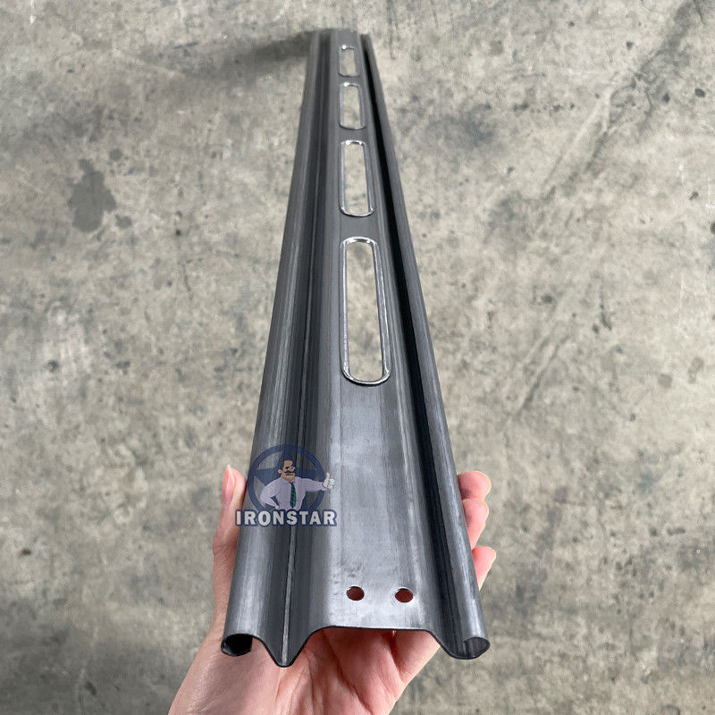 thickness 0.7-1.2mm Punching Hole Shutter Door Roll Forming Machine 14 rows