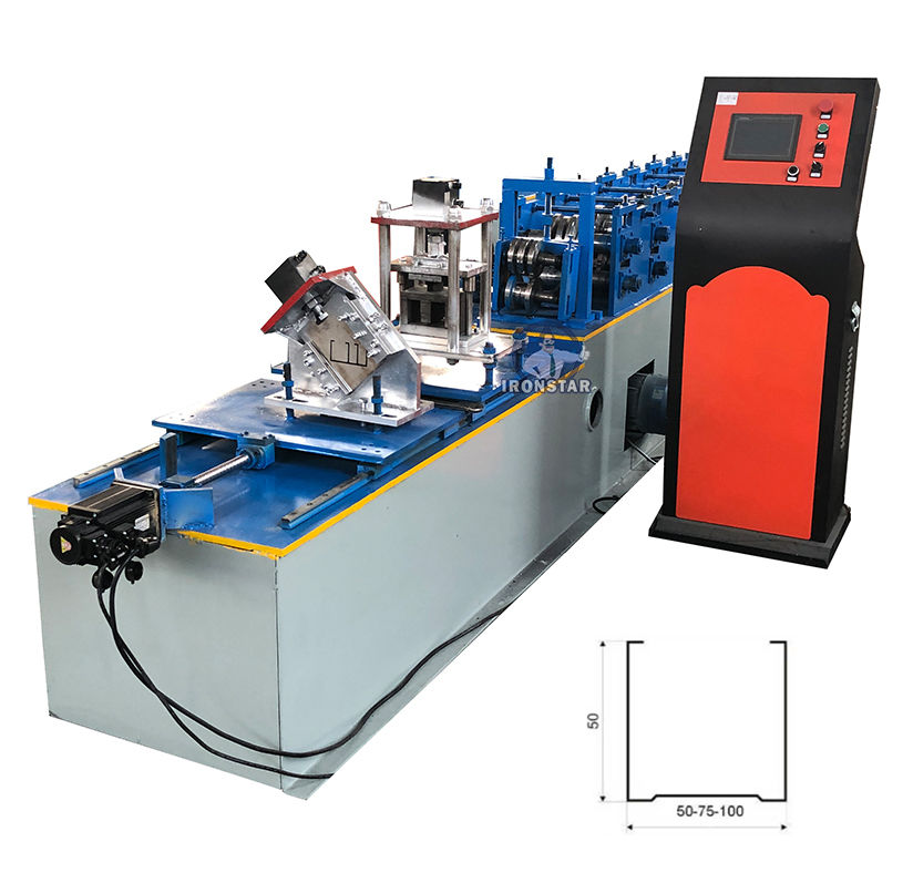 7000*1400*1500mm C Channel Roll Forming Machine 15-20m/Min Speed