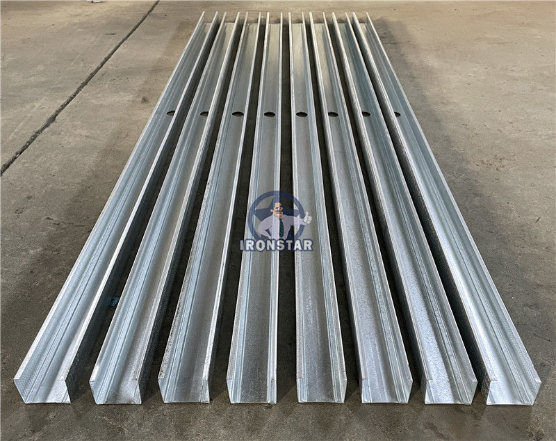 High quality C channel punching round holes drywall stud and track roll forming machine