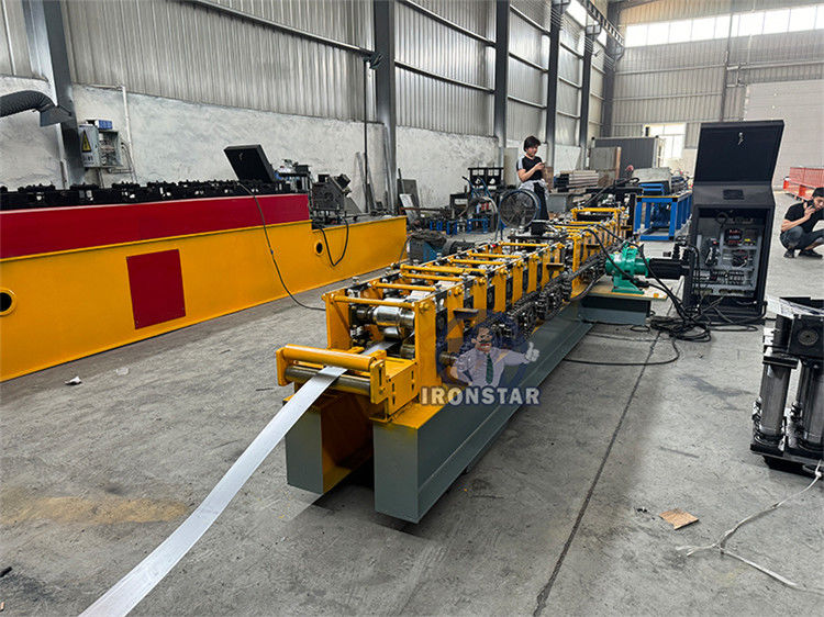 J channel bracket roll forming machine for building in Kazakstan Raw material:Galvanized steel Export port:Tianjin port