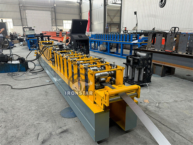 J channel bracket roll forming machine for building in Kazakstan Raw material:Galvanized steel Export port:Tianjin port