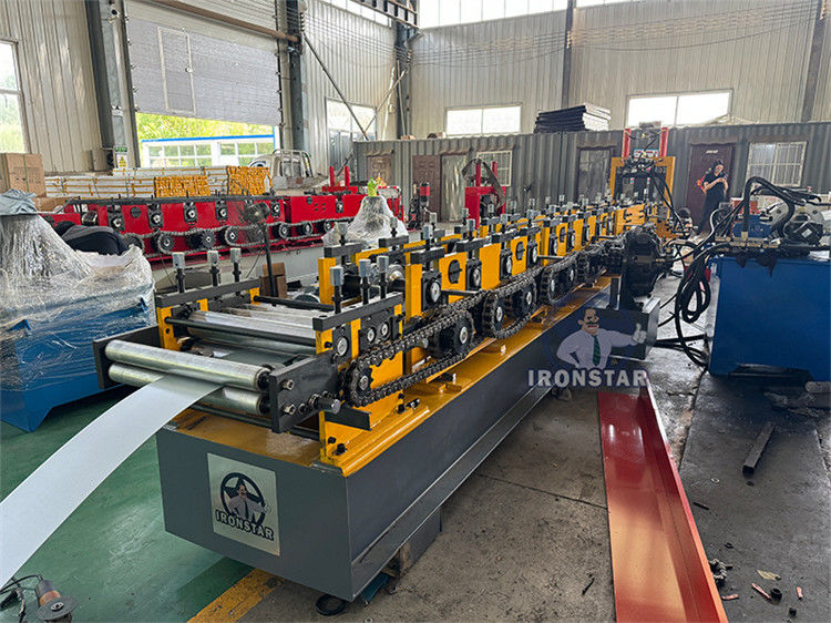 60-200mm automatic size changeable U purlin making machine for Kazakstan 80-300mm automatic size changeable U purlin
