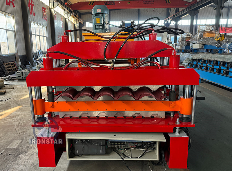 “Double Layer Roll Forming Machine 6 Rib Trapezoidal and 5 Rib Bamboo Tile 2 in 1 Roof Panel Making Machine”