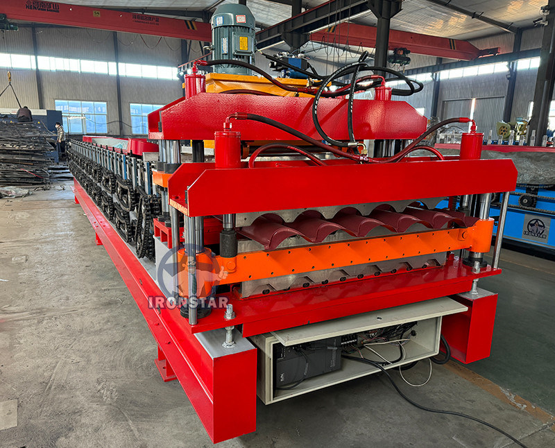 “Double Layer Roll Forming Machine 6 Rib Trapezoidal and 5 Rib Bamboo Tile 2 in 1 Roof Panel Making Machine”