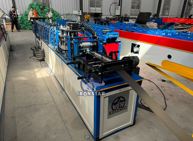 J channel bracket roll forming machine for building in Korea Green house bracket machine Green house channel machine