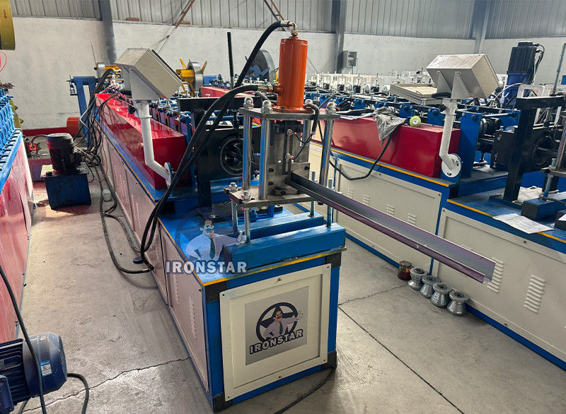 J channel bracket roll forming machine for building in Korea Green house bracket machine Green house channel machine