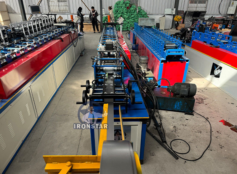 J channel bracket roll forming machine for building in Korea Green house bracket machine Green house channel machine
