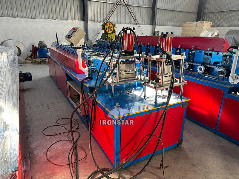 “Automatic 2 In 1 Rolling Shutter Door Roll Forming Machine Galvanized Shutter Profile Forming Machine For Saudi Market Factory Direct 2 In 1 Roller Shutter Door Machine”