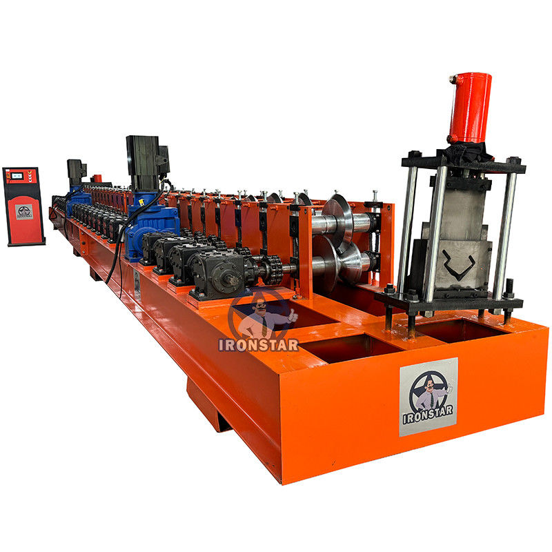 Storage Rack Upright Post Roll Forming Machine in Russia Raw material:Galvanized steel