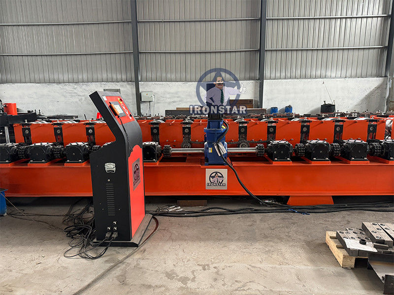 Storage Rack Upright Post Roll Forming Machine in Russia Raw material:Galvanized steel