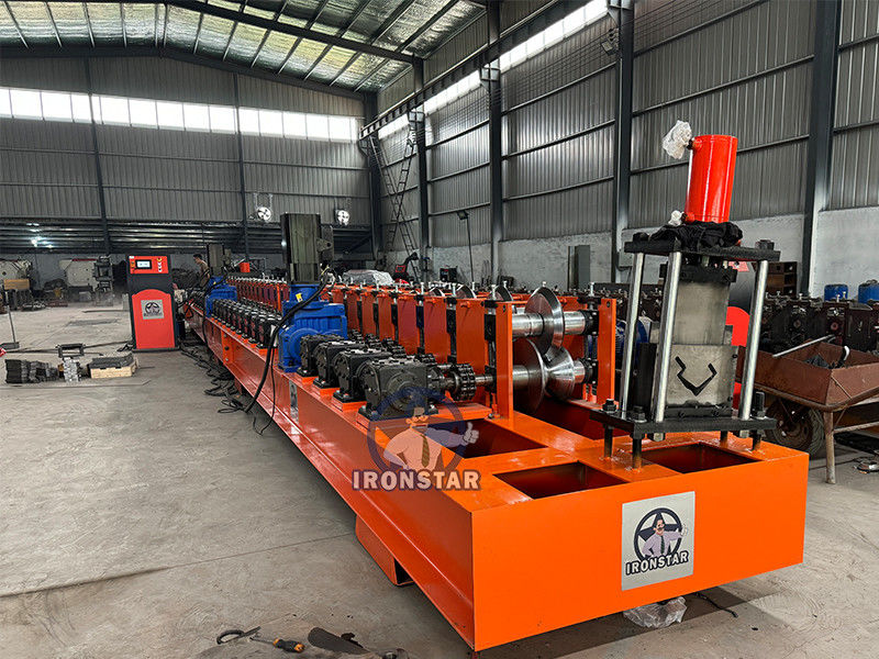 Storage Rack Upright Post Roll Forming Machine in Russia Raw material:Galvanized steel