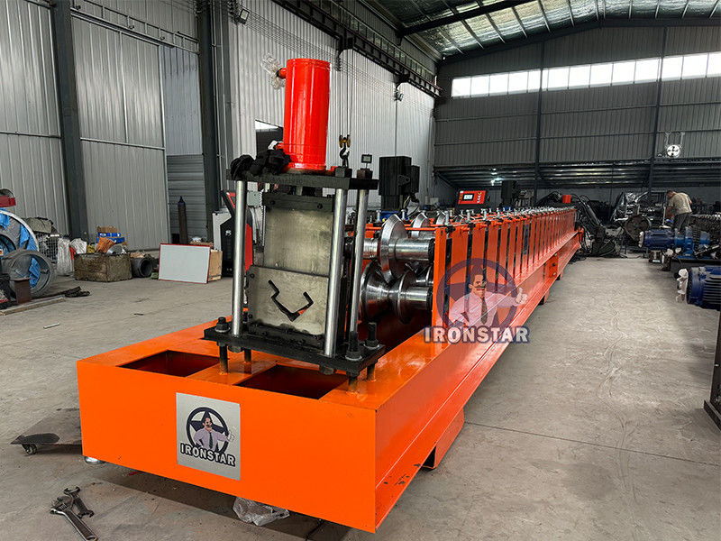Storage Rack Upright Post Roll Forming Machine in Russia Raw material:Galvanized steel