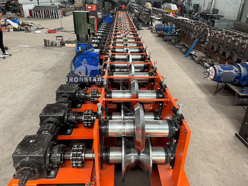 Storage Rack Upright Post Roll Forming Machine in Russia Raw material:Galvanized steel