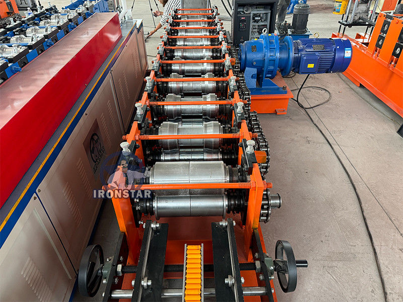 211 Omega bracket roll forming machine in Russia